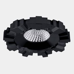 Встраиваемый светильник FUTUR черный, вид спереди
