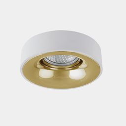 NC1826-M-W+G Накладная рамка белый+золото MR16 