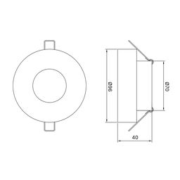 Светильник InLondon FUTUR хром, NC1826-M-FW+CH