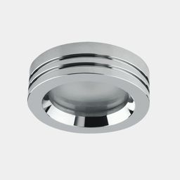 Встраиваемая рамка MR16 хром, вид под углом