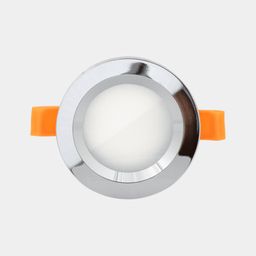 Встраиваемый светильник хром MR16, вид спереди