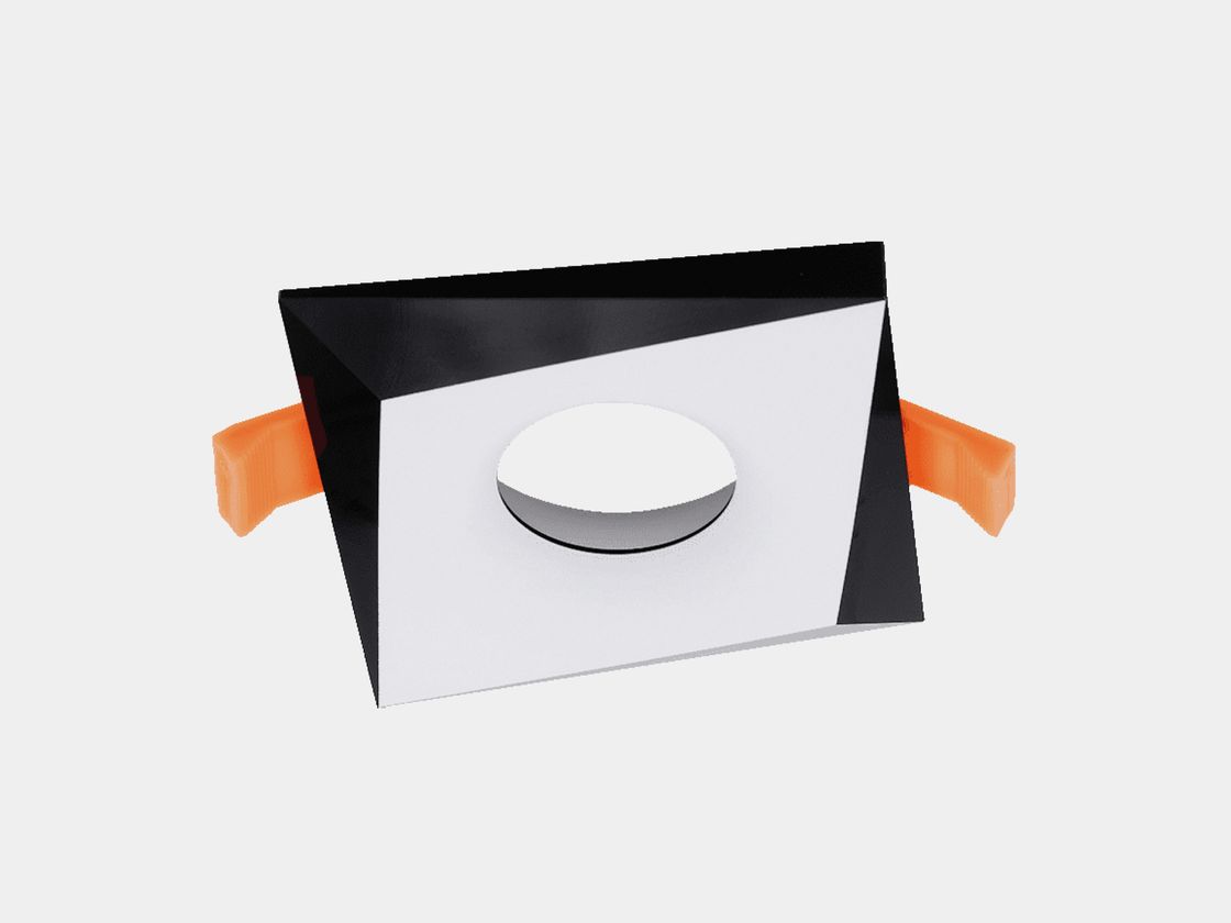 Встраиваемая рамка MR16 черный и белый квадрат