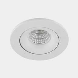 Встраиваемая рамка MR16 матовый белый, вид спереди