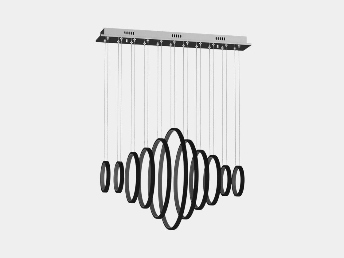 Люстра подвесная декоративная Spring Черный , AD14036-11A-BK