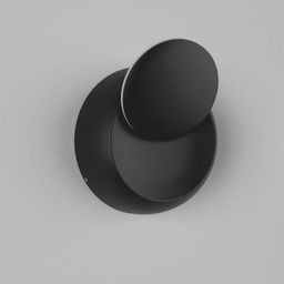 Черный настенный светильник DesignLed GW, вид под углом