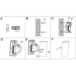 Схема монтажа настенного светильника, подключение и крепеж