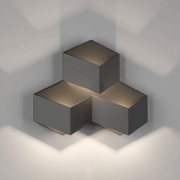 GW-1101/3 PALMIRA  Светодиодный настенный светильник 9W черный 4000 К