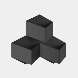 Светильник настенный PALMIRA черный, вид корпуса спереди