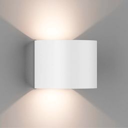 Настенный светильник белый матовый, свет вверх и вниз