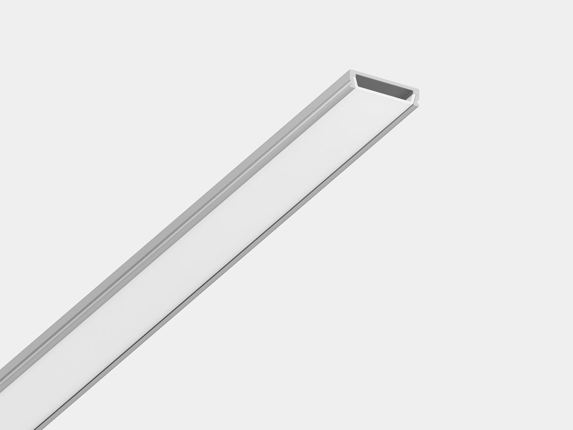 Алюминиевый профиль с экраном, вид под углом