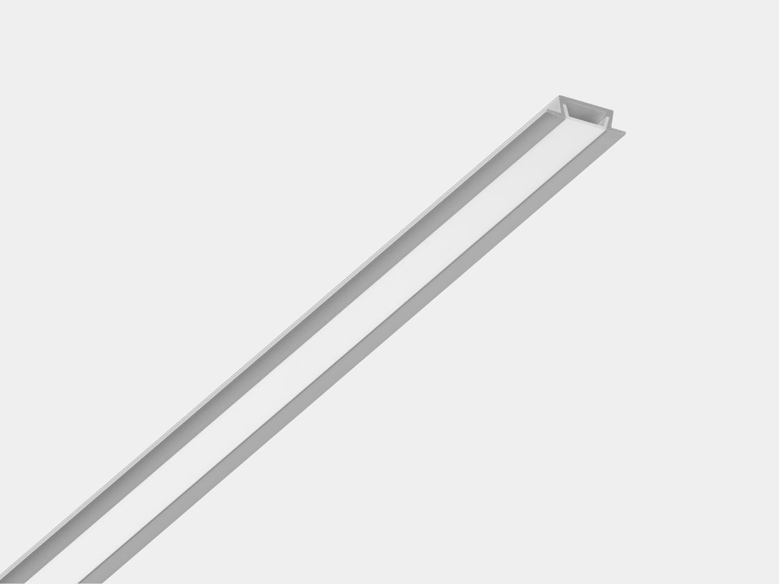 Встраиваемый алюминиевый профиль с экраном, вид сверху