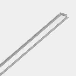 Встраиваемый алюминиевый профиль с экраном, вид сверху