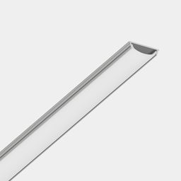 Комплект ARC-1806FLEX, гибкий алюминиевый анодированный профиль с экраном для лент шириной до 12 мм 