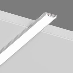 Профиль с рассеивателем, накладной монтаж на поверхности