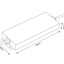 Блок питания для светодиодных лент  TPW, 100 W Влагозащитный, 24 V, MTPW-100-24
