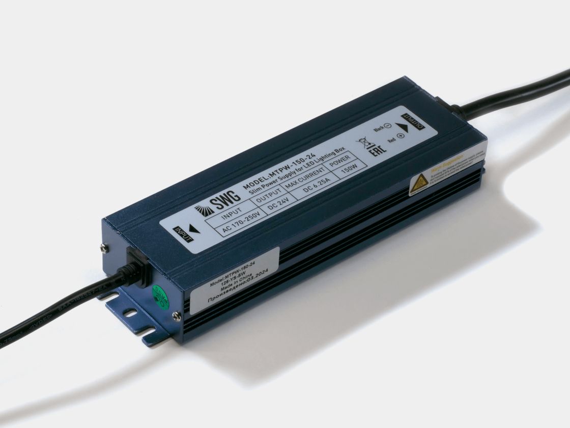 Герметичный блок питания SWG MTPW-150-24, корпус алюминий