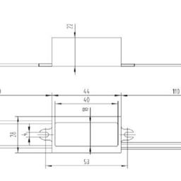 Блок питания для светодиодных лент IP 67 пластик 5 W, 12V, LV-5-12