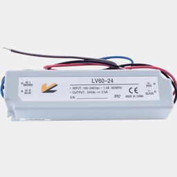 Блок Питания для ленты IP 67 пластик 60 W, 24V, LV-60-24