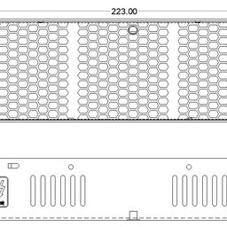 Блок питания для светодиодных лент компактный (узкий), 200 W, 24V, T-200-24