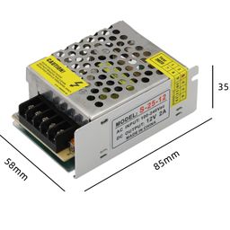 Блок питания для светодиодных лент 12V 25W, S-25-12