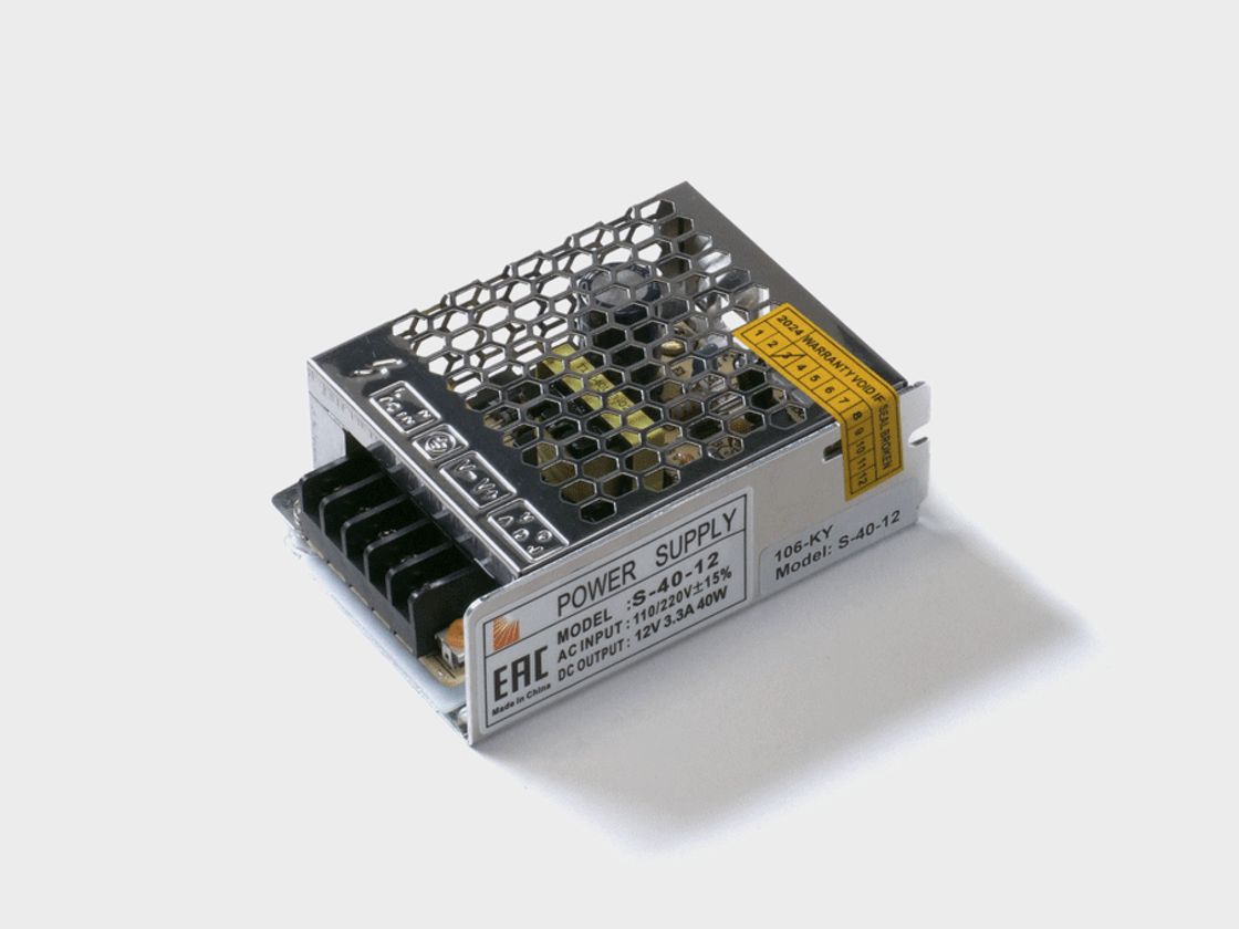Открытый блок питания SWG S-40-12, корпус сетка