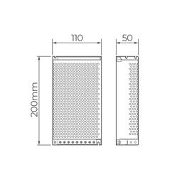 Блок питания для светодиодной ленты 250Вт, S-250-12