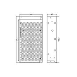 Блок питания IP20 для светодиодной ленты 24В 150Вт, S-150-24