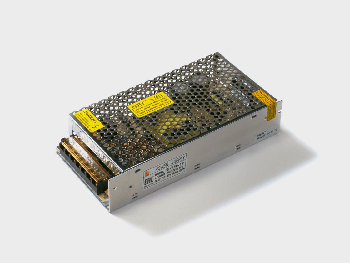 Открытый блок питания SWG S-150-12 в сетчатом корпусе