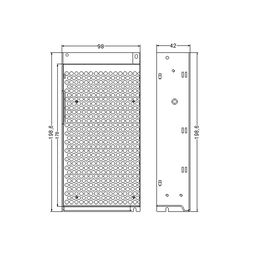 Блок питания для светодиодной ленты 12В 150Вт, S-150-12