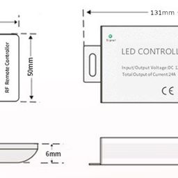Контроллер для ленты RF-RGB-20-18A