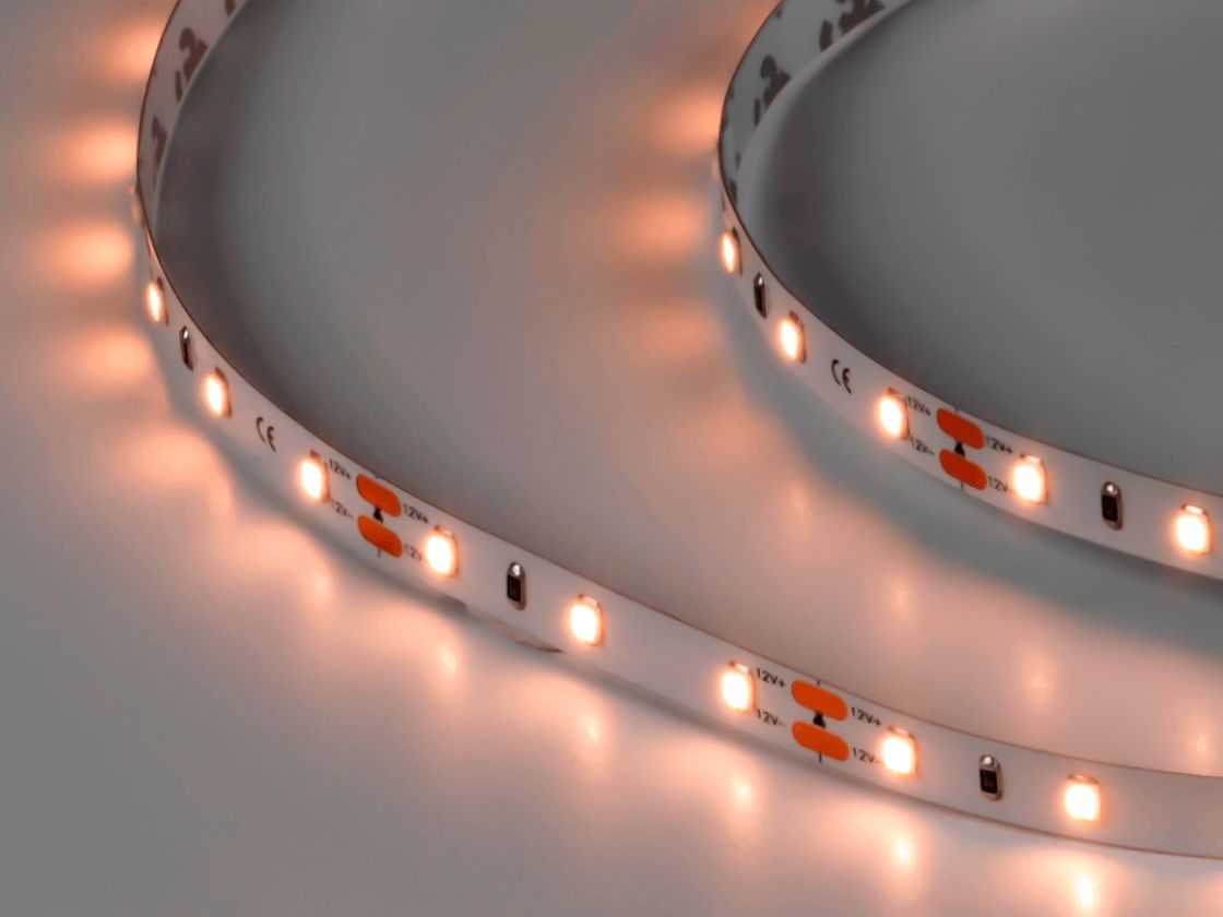 Светодиодная лента 7.2Вт 12В теплое свечение, DSG260-12-WW-33