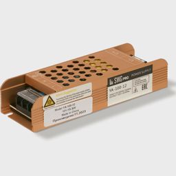 Компактный блок питания в металлическом корпусе, IP20, 100W, 12V, YA-100-12