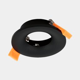 Встраиваемая рамка MR16 матовая черная, вид сверху