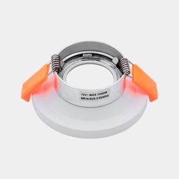 Встраиваемая рамка MR16 с пружинными фиксаторами, вид сзади