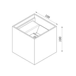 Светильник настенный GW NEXT белый, 4000K, GW-A310-6-WH-NW