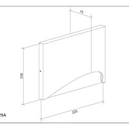 Светильник настенный JY KONVERT черный, LW-A0029A-BL-WW