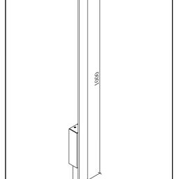 Светильник настенный JY L-CROSS белый, LW-A0168S-WH-WW