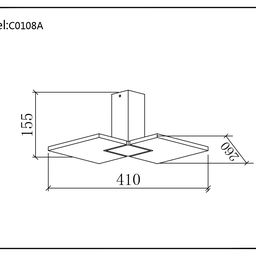 Светильник настенный JY белый, CO-108A-WH-WW