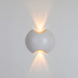 Настенный светильник белый, двунаправленный свет вверх вниз