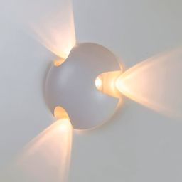 LED светильник настенный LWA0121C-WH-WW Белый 3*3Вт 3000 К