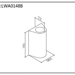 Светильник настенный JY ZIMA-2 белый, LW-A0148B-WH-WW
