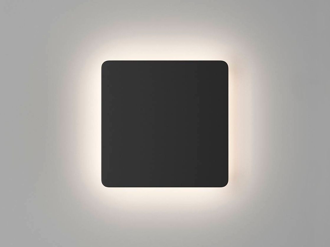 Настенный светильник DesignLed JY RUBIK, черный квадрат, теплое свечение