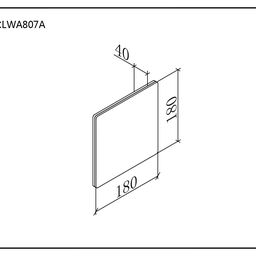 Светильник настенный JY RUBIK черный, LW-A807A-BL-WW