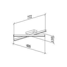 Светильник настенный JY MARS-SBL черный, CO-0120100B-BL-WW