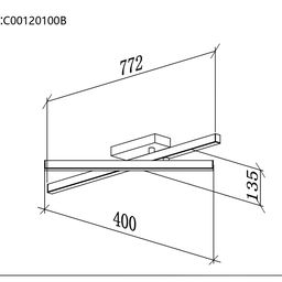 Светильник настенный JY MARS-SBL белый, CO-0120100B-WH-WW
