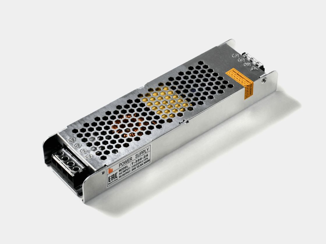 Узкий блок питания 24 В 300 Вт, корпус IP20