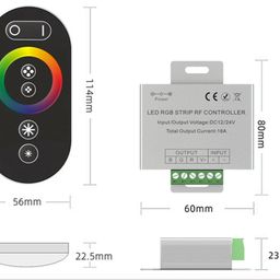 Контроллер для ленты RF-RGB-S-18A-WH1