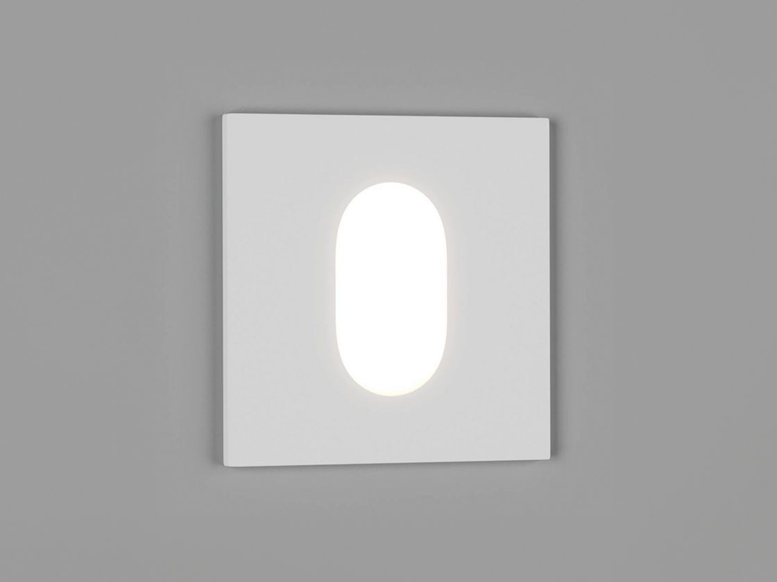 Встраиваемое бра FLOOR S белая панель, овальный световой проём