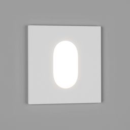 GW-S612-3-WH-NW, бра встраиваемое для подсветки лестницы/пола FLOOR S Белый 3Вт 4500К IP20