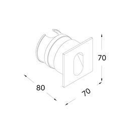 Светильник настенный GW FLOOR S белый 4000K, GW-S612-3-WH-NW